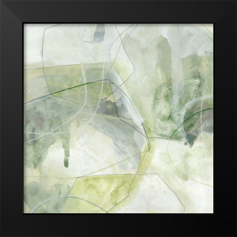 Terra Forma III Black Modern Wood Framed Art Print by Vess, June Erica