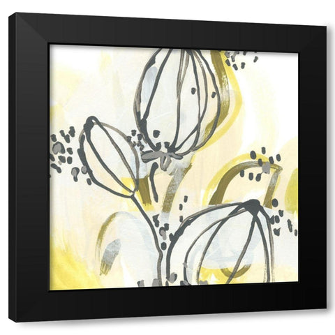 Podular I Black Modern Wood Framed Art Print with Double Matting by Vess, June Erica