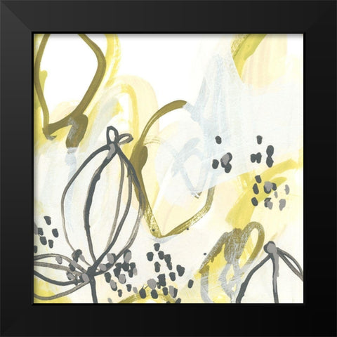 Podular IV Black Modern Wood Framed Art Print by Vess, June Erica