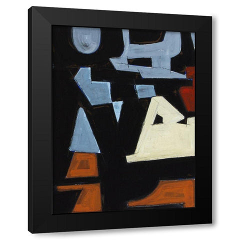 Segovia I Black Modern Wood Framed Art Print by Delamater, Rob