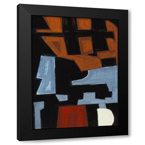 Segovia II Black Modern Wood Framed Art Print by Delamater, Rob