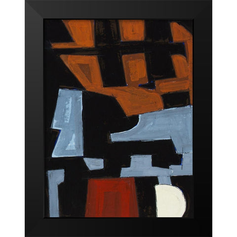 Segovia II Black Modern Wood Framed Art Print by Delamater, Rob