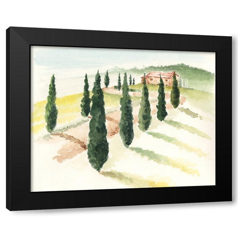 Tuscan Villa IV Black Modern Wood Framed Art Print with Double Matting by Parker, Jennifer Paxton