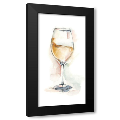 Wine Glass Study II Black Modern Wood Framed Art Print by Harper, Ethan
