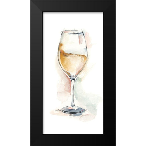 Wine Glass Study II Black Modern Wood Framed Art Print by Harper, Ethan