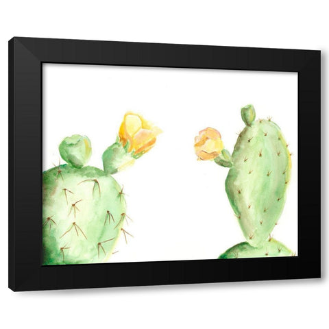 Spiny Desert Plants I Black Modern Wood Framed Art Print with Double Matting by Moore, Regina