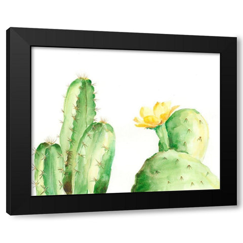 Spiny Desert Plants II Black Modern Wood Framed Art Print with Double Matting by Moore, Regina