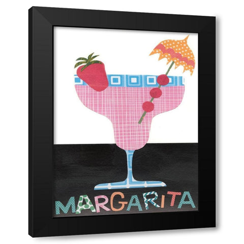 Mix Me a Drink IV Black Modern Wood Framed Art Print with Double Matting by Moore, Regina