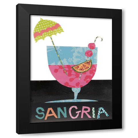 Mix Me a Drink V Black Modern Wood Framed Art Print with Double Matting by Moore, Regina