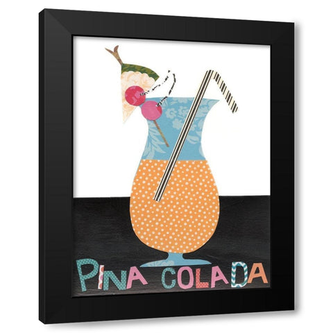 Mix Me a Drink VI Black Modern Wood Framed Art Print with Double Matting by Moore, Regina