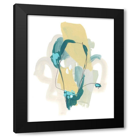 Basilisk I Black Modern Wood Framed Art Print by Vess, June Erica