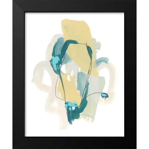 Basilisk I Black Modern Wood Framed Art Print by Vess, June Erica