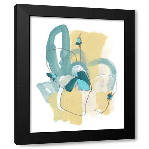 Basilisk III Black Modern Wood Framed Art Print with Double Matting by Vess, June Erica