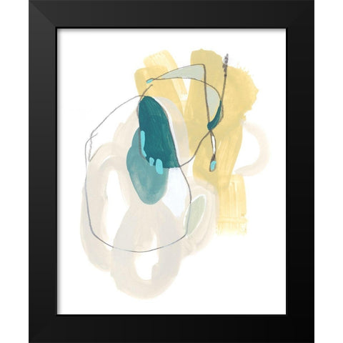 Basilisk VI Black Modern Wood Framed Art Print by Vess, June Erica