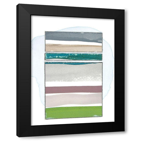 Pacific Horizon II Black Modern Wood Framed Art Print by Delamater, Rob