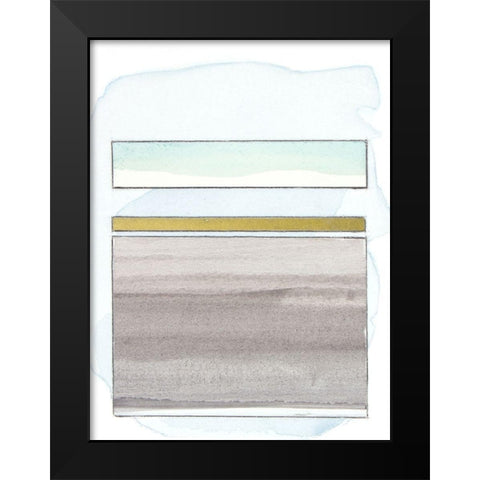 Pacific Horizon IV Black Modern Wood Framed Art Print by Delamater, Rob