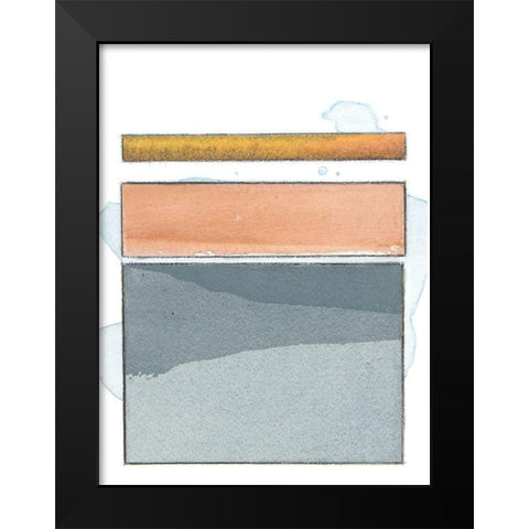 Pacific Horizon VI Black Modern Wood Framed Art Print by Delamater, Rob