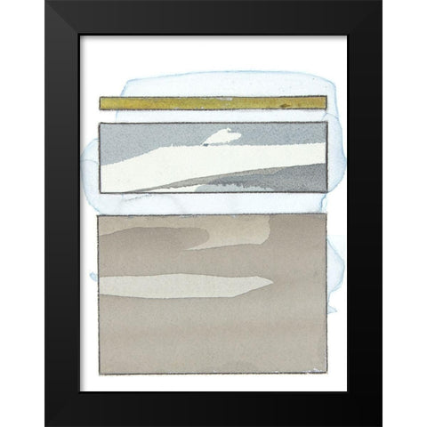 Pacific Horizon VII Black Modern Wood Framed Art Print by Delamater, Rob