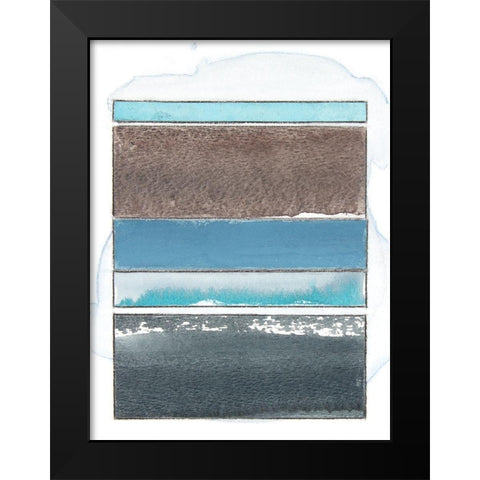 Pacific Horizon VIII Black Modern Wood Framed Art Print by Delamater, Rob