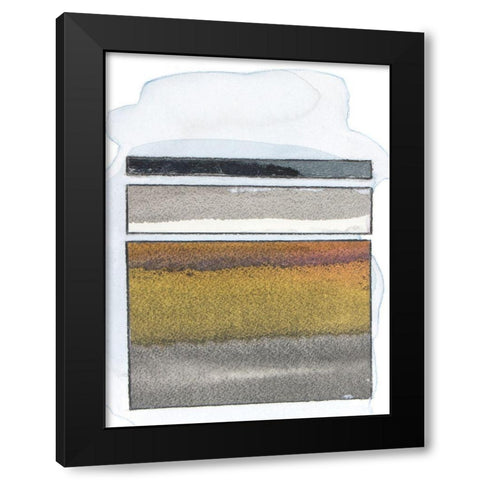 Pacific Horizon IX Black Modern Wood Framed Art Print by Delamater, Rob