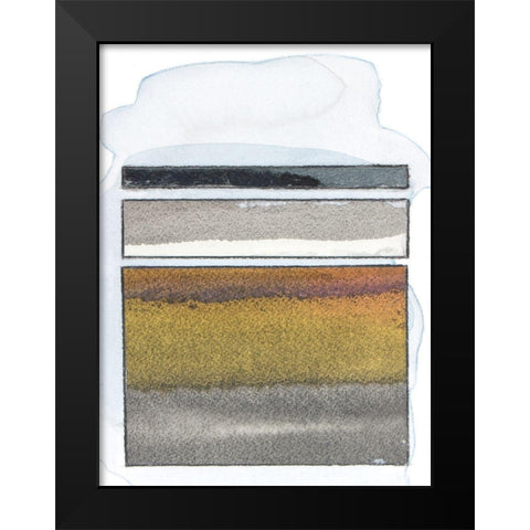 Pacific Horizon IX Black Modern Wood Framed Art Print by Delamater, Rob