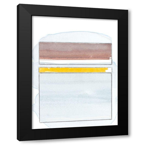 Pacific Horizon XI Black Modern Wood Framed Art Print by Delamater, Rob