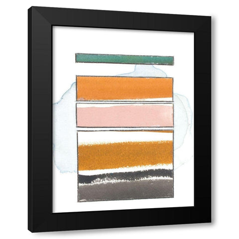 Pacific Horizon XII Black Modern Wood Framed Art Print by Delamater, Rob