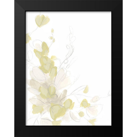 Viridis I Black Modern Wood Framed Art Print by Vess, June Erica