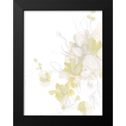 Viridis II Black Modern Wood Framed Art Print by Vess, June Erica