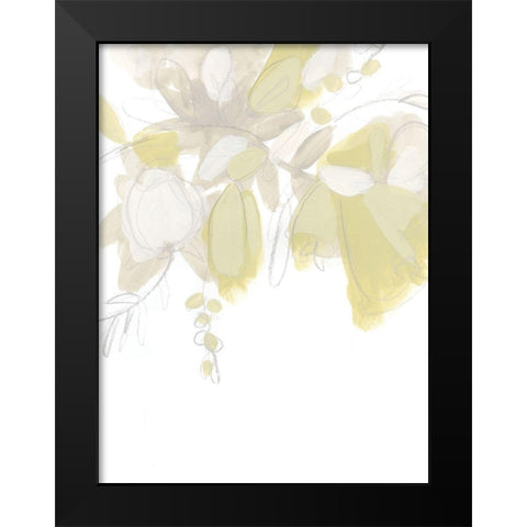 Viridis III Black Modern Wood Framed Art Print by Vess, June Erica