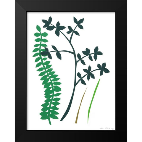 Hedge Row IV Black Modern Wood Framed Art Print by Ludwig, Alicia