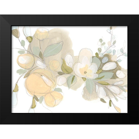 Planifolia I Black Modern Wood Framed Art Print by Vess, June Erica