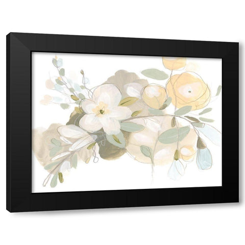 Planifolia II Black Modern Wood Framed Art Print by Vess, June Erica