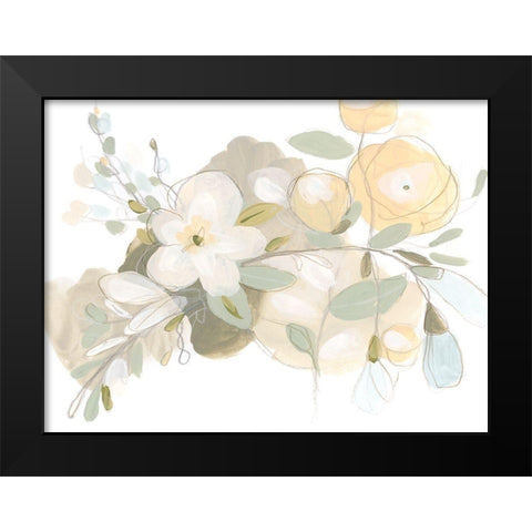Planifolia II Black Modern Wood Framed Art Print by Vess, June Erica