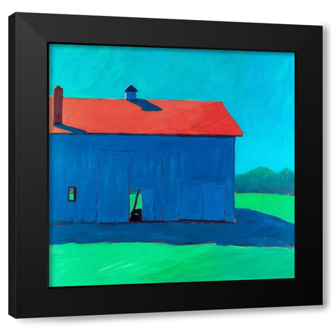 Luminous Light I Black Modern Wood Framed Art Print with Double Matting by Young, Carol