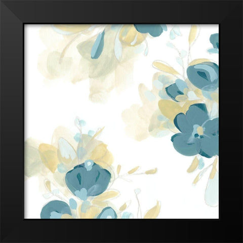 Coerulus II Black Modern Wood Framed Art Print by Vess, June Erica