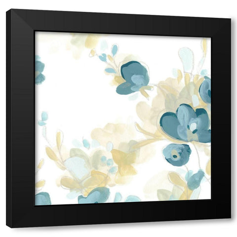 Coerulus IV Black Modern Wood Framed Art Print by Vess, June Erica