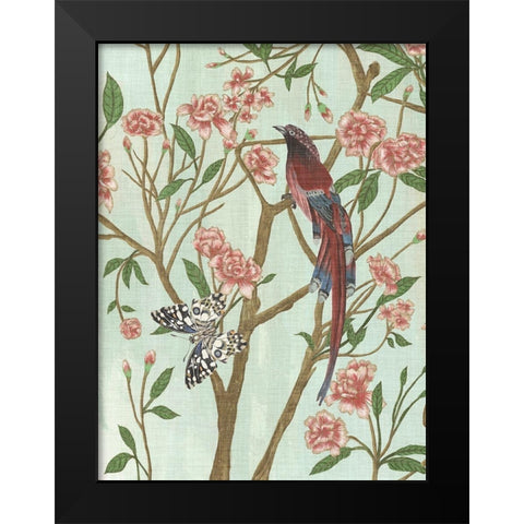 Delicate Chinoiserie III Black Modern Wood Framed Art Print by Wang, Melissa