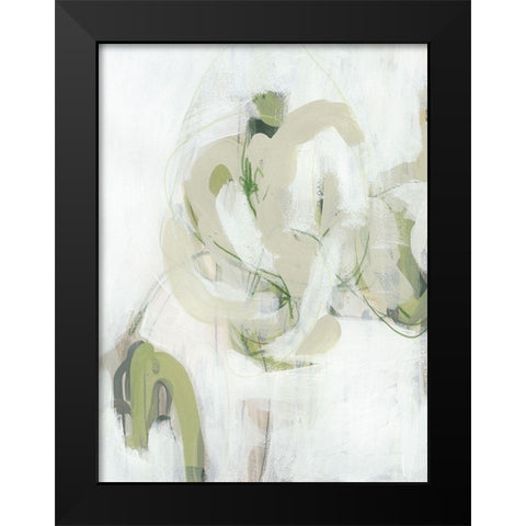 Verge I Black Modern Wood Framed Art Print by Vess, June Erica