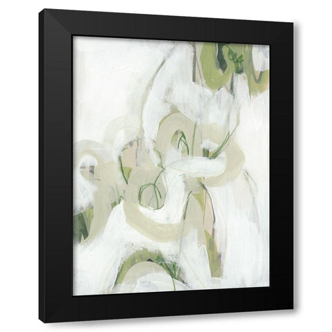 Verge II Black Modern Wood Framed Art Print with Double Matting by Vess, June Erica