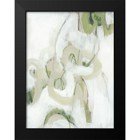 Verge II Black Modern Wood Framed Art Print by Vess, June Erica
