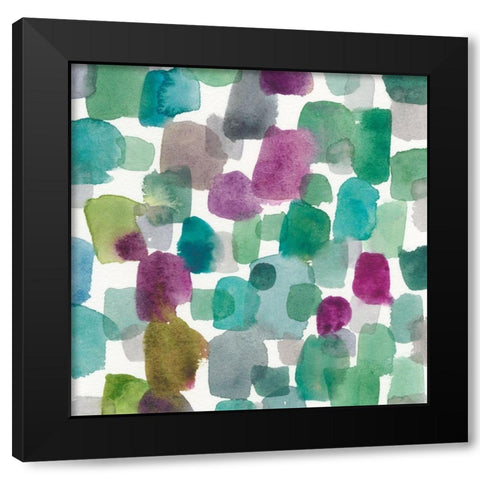 Pinot I Black Modern Wood Framed Art Print with Double Matting by Zarris, Chariklia