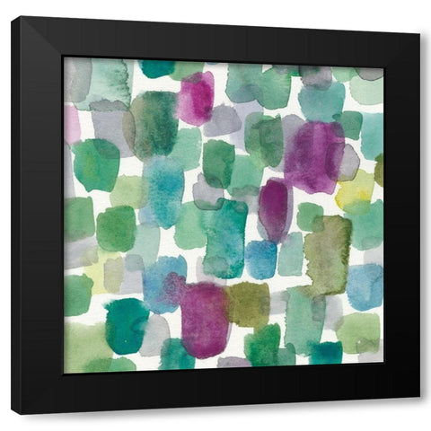 Pinot II Black Modern Wood Framed Art Print with Double Matting by Zarris, Chariklia