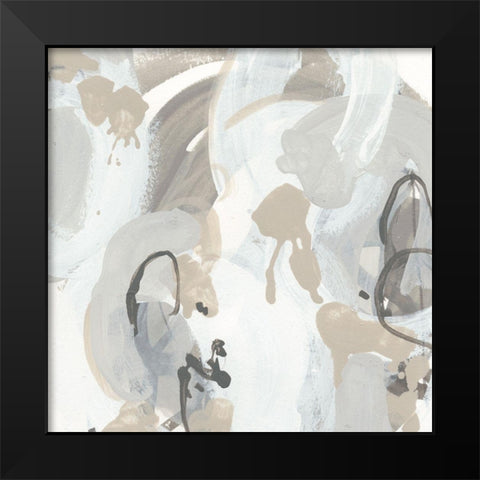 Oscillate III Black Modern Wood Framed Art Print by Vess, June Erica