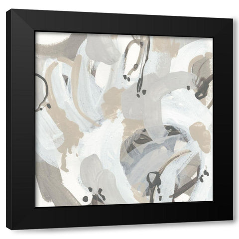 Oscillate IV Black Modern Wood Framed Art Print with Double Matting by Vess, June Erica
