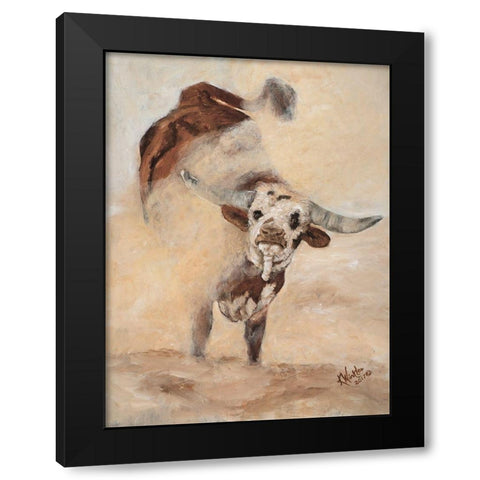 Shake Rattle and Roll I Black Modern Wood Framed Art Print with Double Matting by Winkler, Kathy