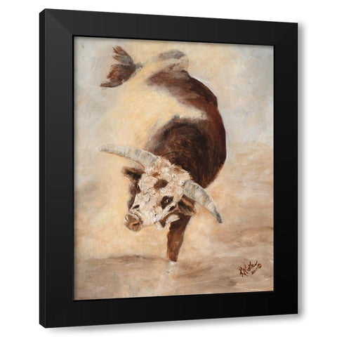Shake Rattle and Roll II Black Modern Wood Framed Art Print with Double Matting by Winkler, Kathy