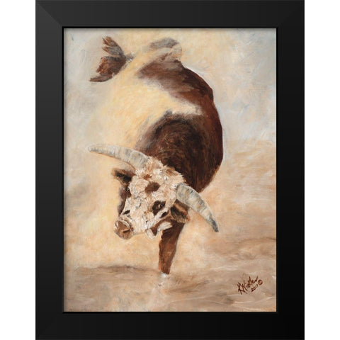 Shake Rattle and Roll II Black Modern Wood Framed Art Print by Winkler, Kathy