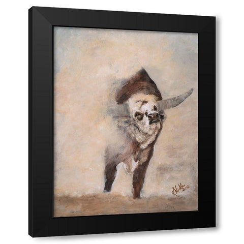 Shake Rattle and Roll III Black Modern Wood Framed Art Print with Double Matting by Winkler, Kathy