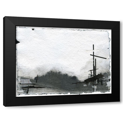Pilgrimage II Black Modern Wood Framed Art Print with Double Matting by Blixt, Ingrid